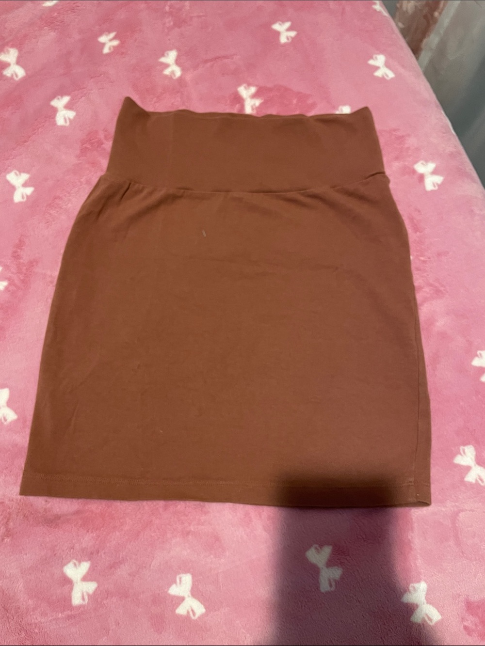 Charlotte Russe Chocolate Brown Pencil Skirt